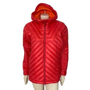 MAMMUT Eigerjoch Advanced IN Hooded WMS Ski Touring Jacket in Pink Sunset SZ XL